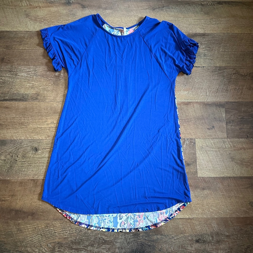 Women's Beeson River Dress Size Unknown Blue Multi-color
